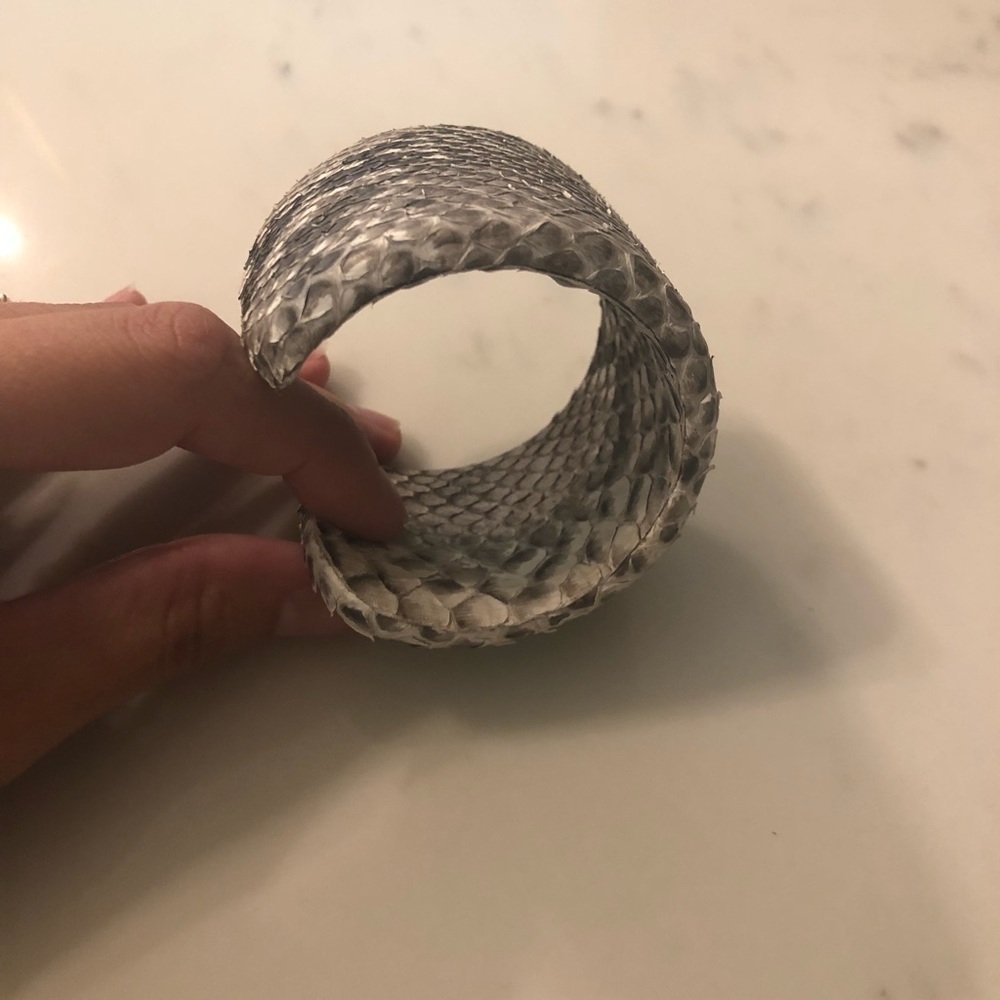 Snakeskin cuff